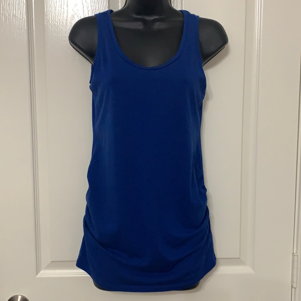 Motherhood blue tank